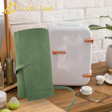 Pędzle do makijażu zielone 11w1