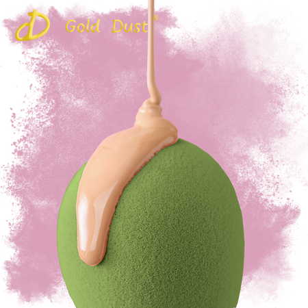 Gąbki do makijażu 7w1 zestaw zielony