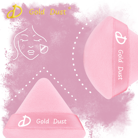 Puszek do pudru jasny róż 1szt.