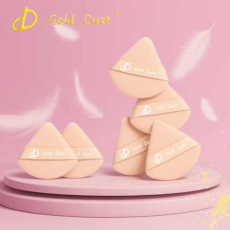 Puszek do pudru beżowy 1szt.