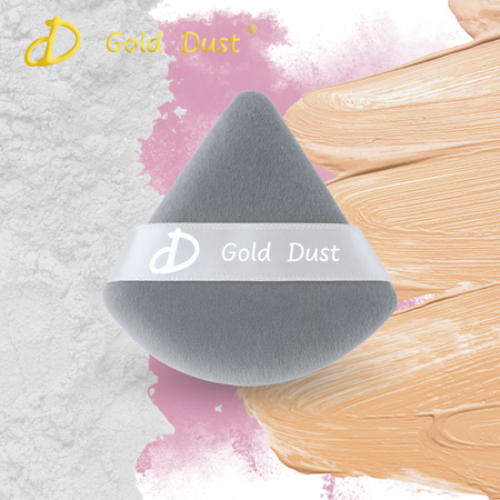 Puszek do pudru szary 1szt.