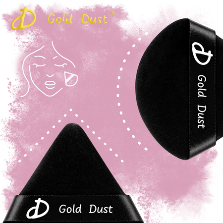 Puszek do pudru czarny 1szt.