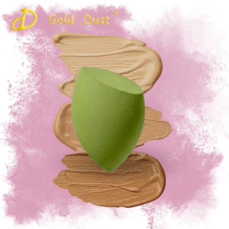 Gąbki do makijażu 7w1 zestaw zielony