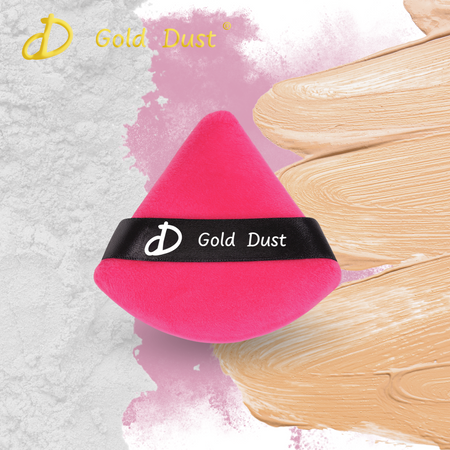 Puszek do pudru  6szt. ciemny róż