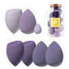 Gąbki do makijażu 7w1 zestaw fioletowy