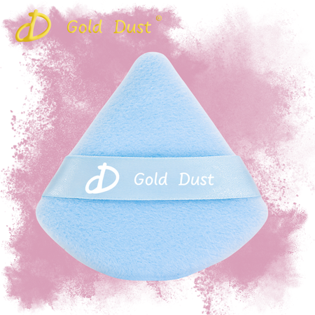 Puszek do pudru niebieski 1szt.