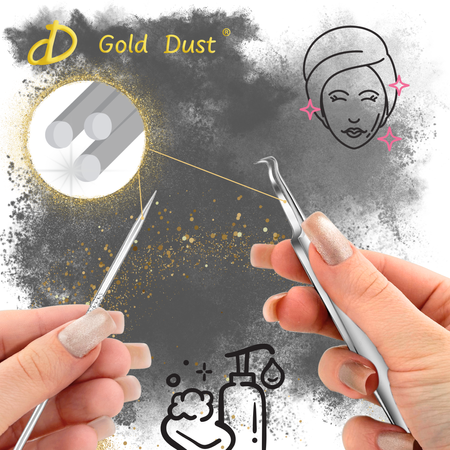 Zestaw łyżeczki uny do usuwania wągrów zaskórników