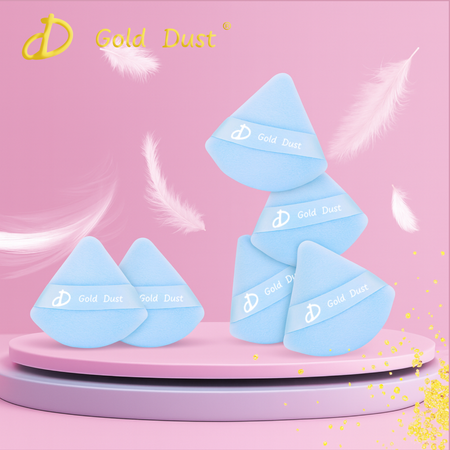 Puszek do pudru niebieski 1szt.