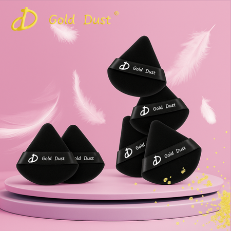 Puszek do pudru 6szt. czarny