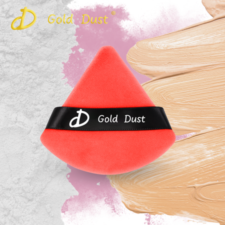 Puszek do pudru czerwony 1szt.