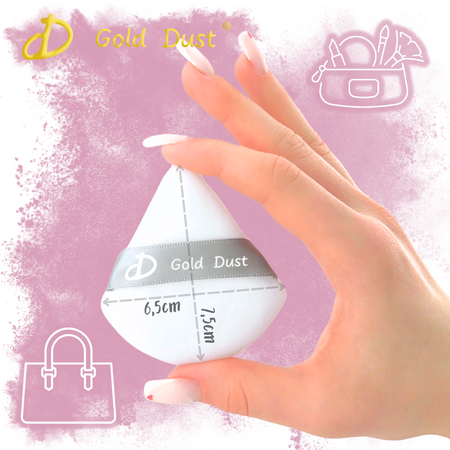 Puszek do pudru biały 1szt.