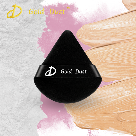 Puszek do pudru 6szt. czarny szary