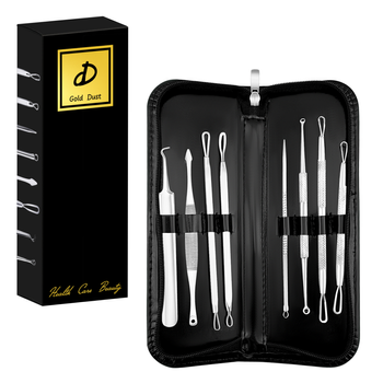 Zestaw łyżeczki uny do usuwania wągrów zaskórników