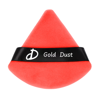 Puszek do pudru czerwony 1szt.